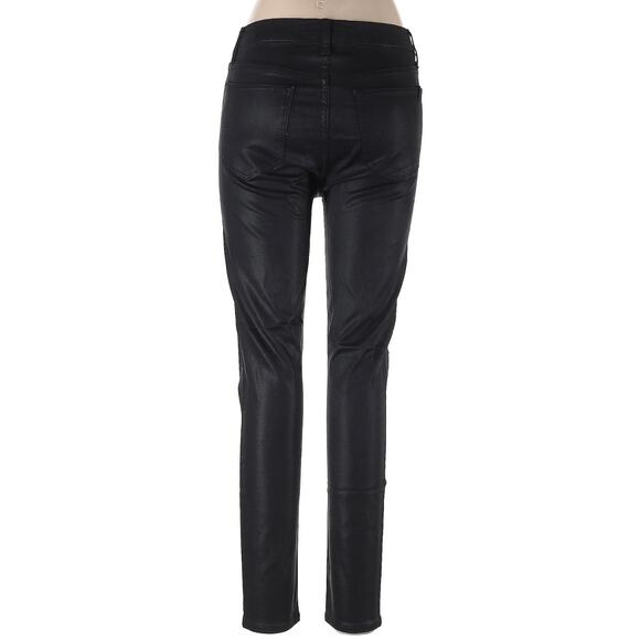 Joes Jeans The Charlie High Rise Skinny Ankle, Coated, Black - Size 30 - Picture 5 of 9